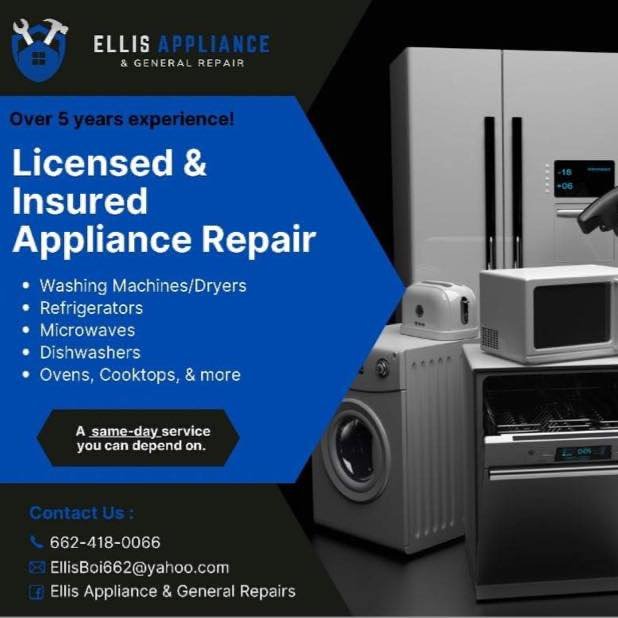 appliance repairs in Starkville Ms West Point MS washing machine repairs